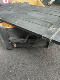 2 Box Storage: Black Wooden Storage Chest And Grey Painted Smaller Wood Box - thumbnail 3 of 9