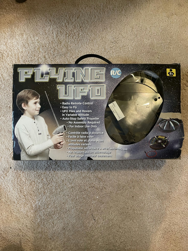 TOY- Flying UFO R/C Toy with Remote and Charger - image 1 of 9