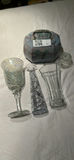 Decorative Glass Vases, Lidded Jar, and Decorative Box - thumbnail 1 of 9