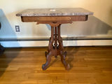 Antique Marble Side / Occasional Table - thumbnail 1 of 9