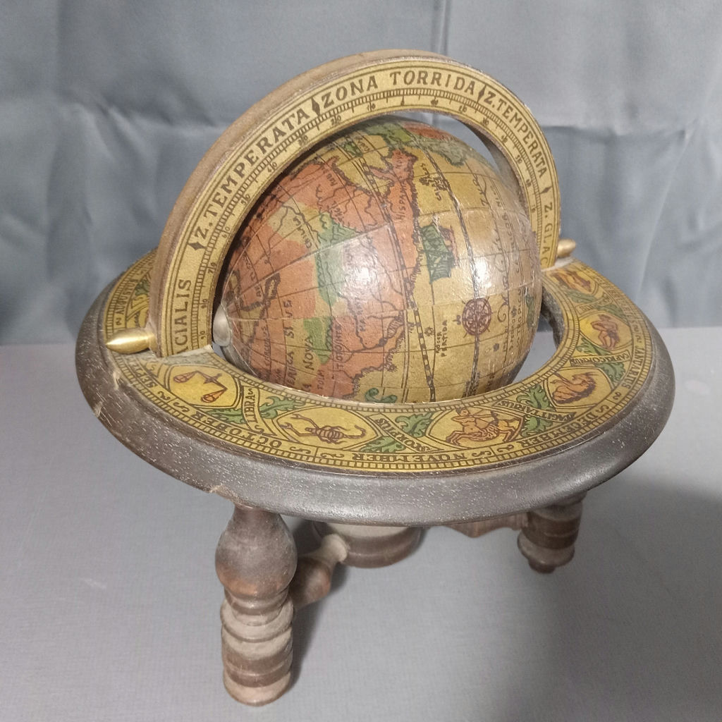 Globe Bookends, Paperweight, Marco Polo & Maps - image 3 of 19