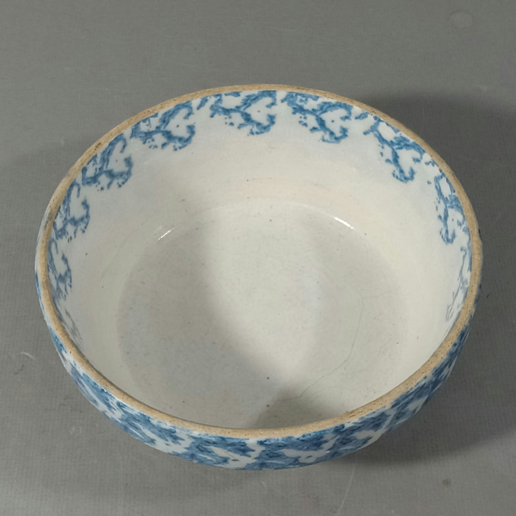 Antique Sponge Decorated Stoneware - image 14 of 16
