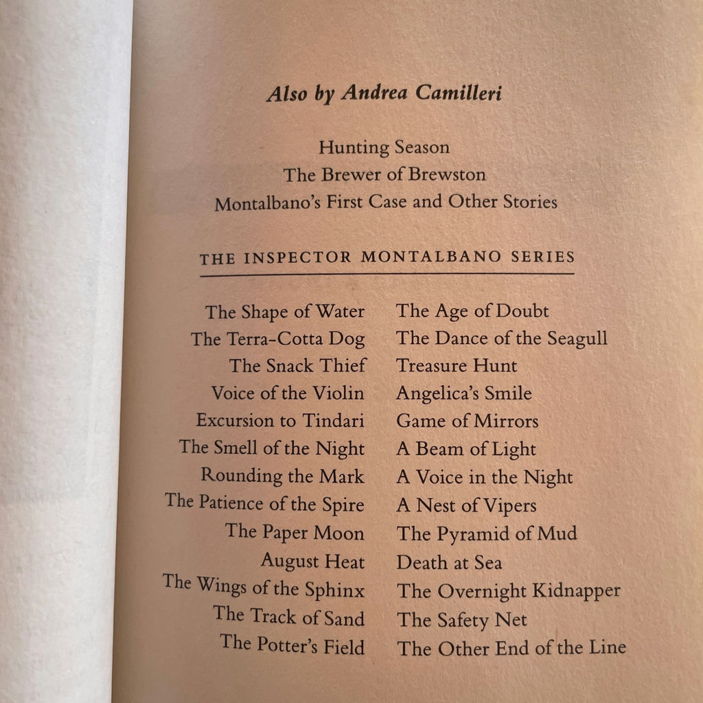Inspector Montalbano Mysteries / Andrea Camilleri - image 7 of 8