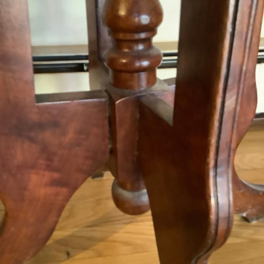 Antique Marble Side Table - image 3 of 4