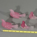 Vintage Murano Pink Glass Birds - thumbnail 9 of 9