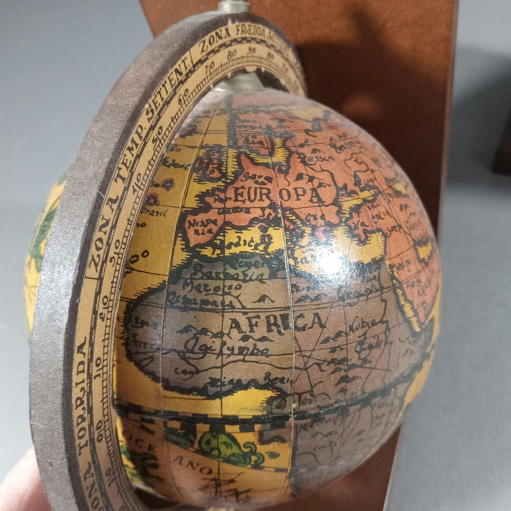 Globe Bookends, Paperweight, Marco Polo & Maps - image 7 of 19