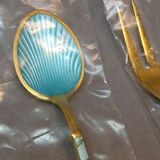 Egon Lauridsen Sterling Enamel Forks/Spoons (65+dwt) - thumbnail 4 of 7