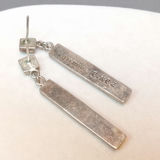 Chester Nez + James Mason Navajo Sterling / Micro Inlay Earrings - thumbnail 4 of 4
