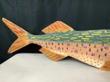 Hand Made Folk Art Trout - thumbnail 5 of 7