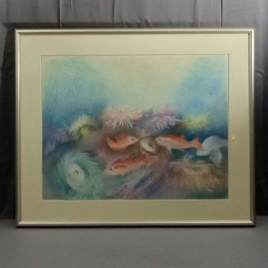 Framed Pastel on Paper by Joy Buell - image 1 of 7