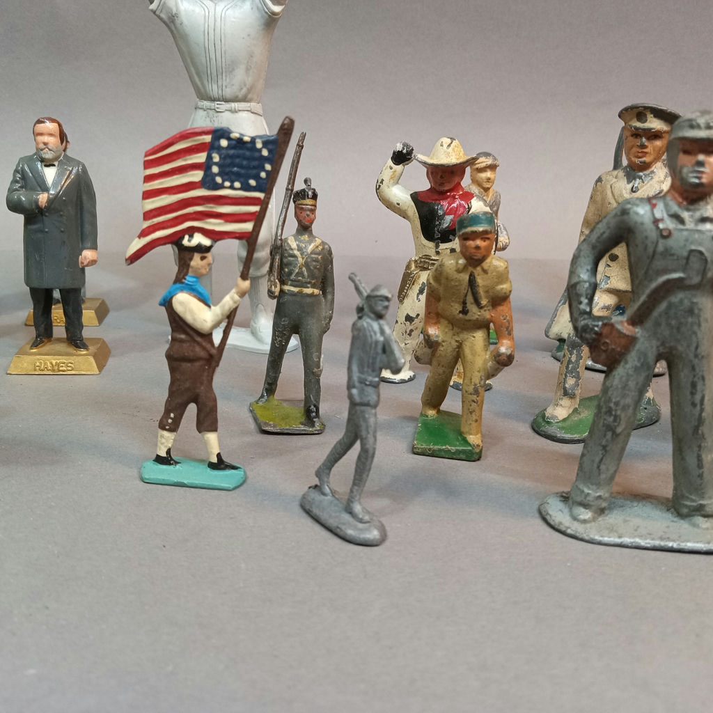 Vintage Metal & Plastic Figurines - image 1 of 10