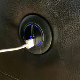 Home Meridian Leather Recliner - thumbnail 4 of 4