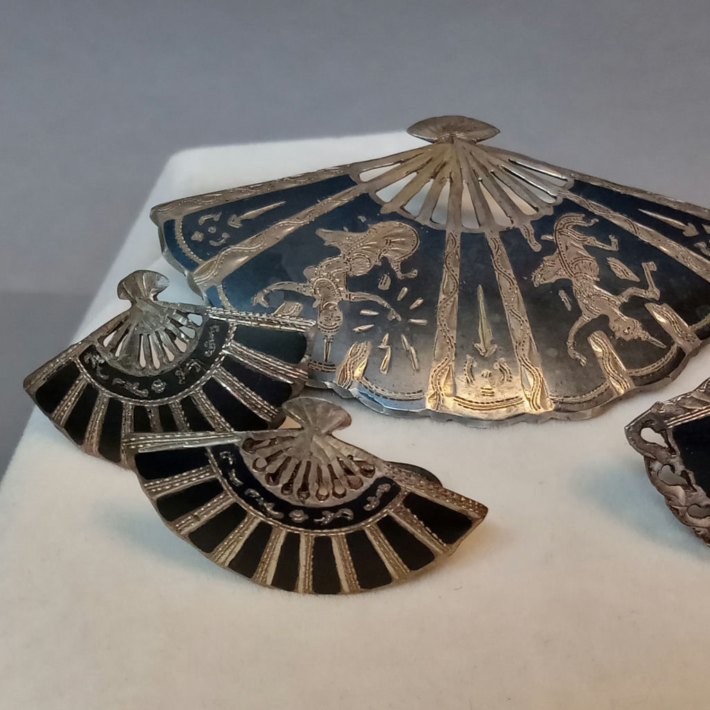 Vintage Siam Sterling Jewelry (32dwt) - image 8 of 18