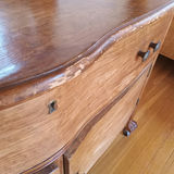 Antique Vanity/Dresser w/Mirror and Chair - thumbnail 25 of 32