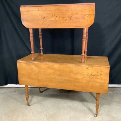 Antique Country Drop Leaf Tables - Image 1 of 8