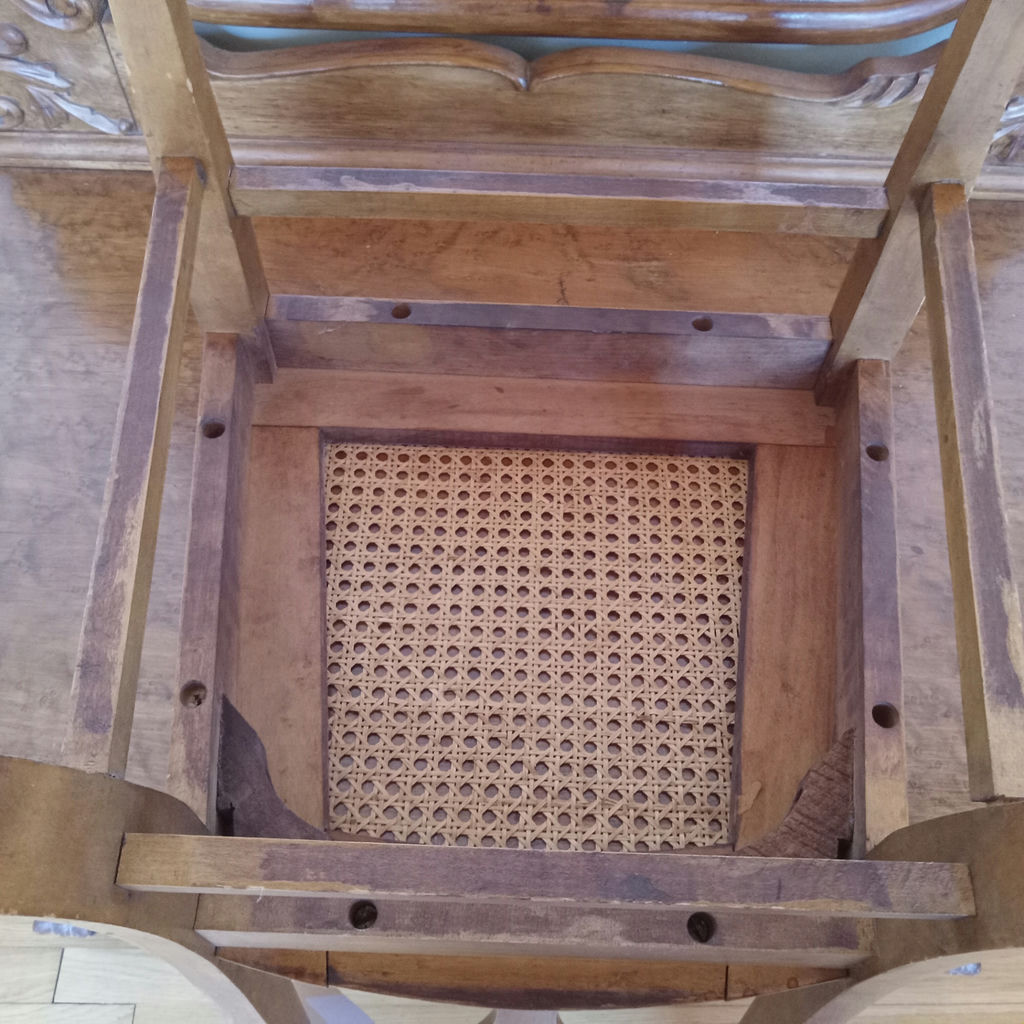 Antique Vanity/Dresser w/Mirror and Chair - image 32 of 32