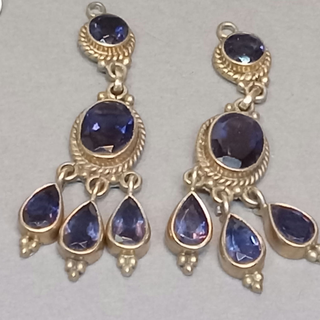 Sterling & Blue Stone Jewelry (39+dwt) - image 10 of 22