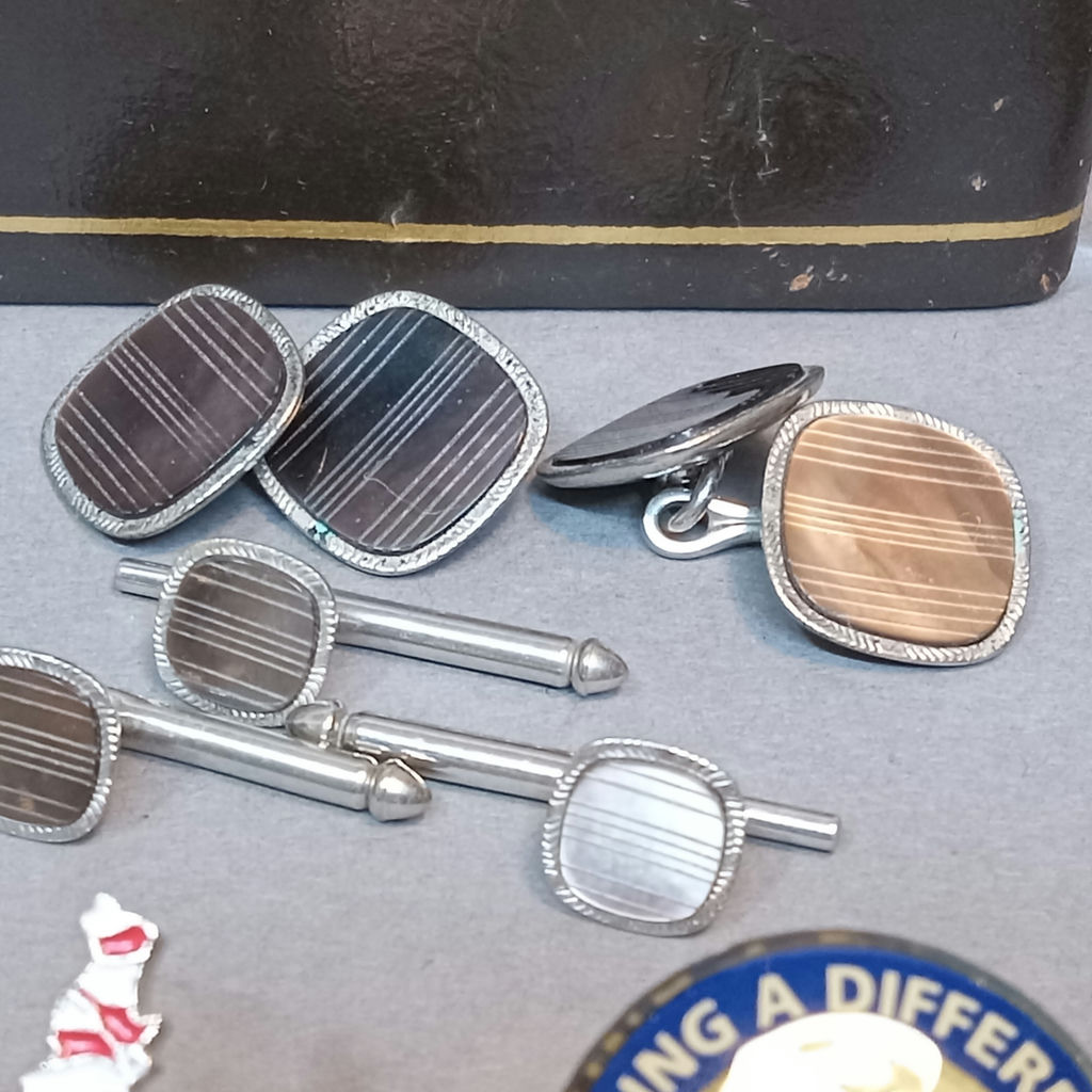 Vintage Sterling & More Men's Jewelry (9+dwt) - image 12 of 20