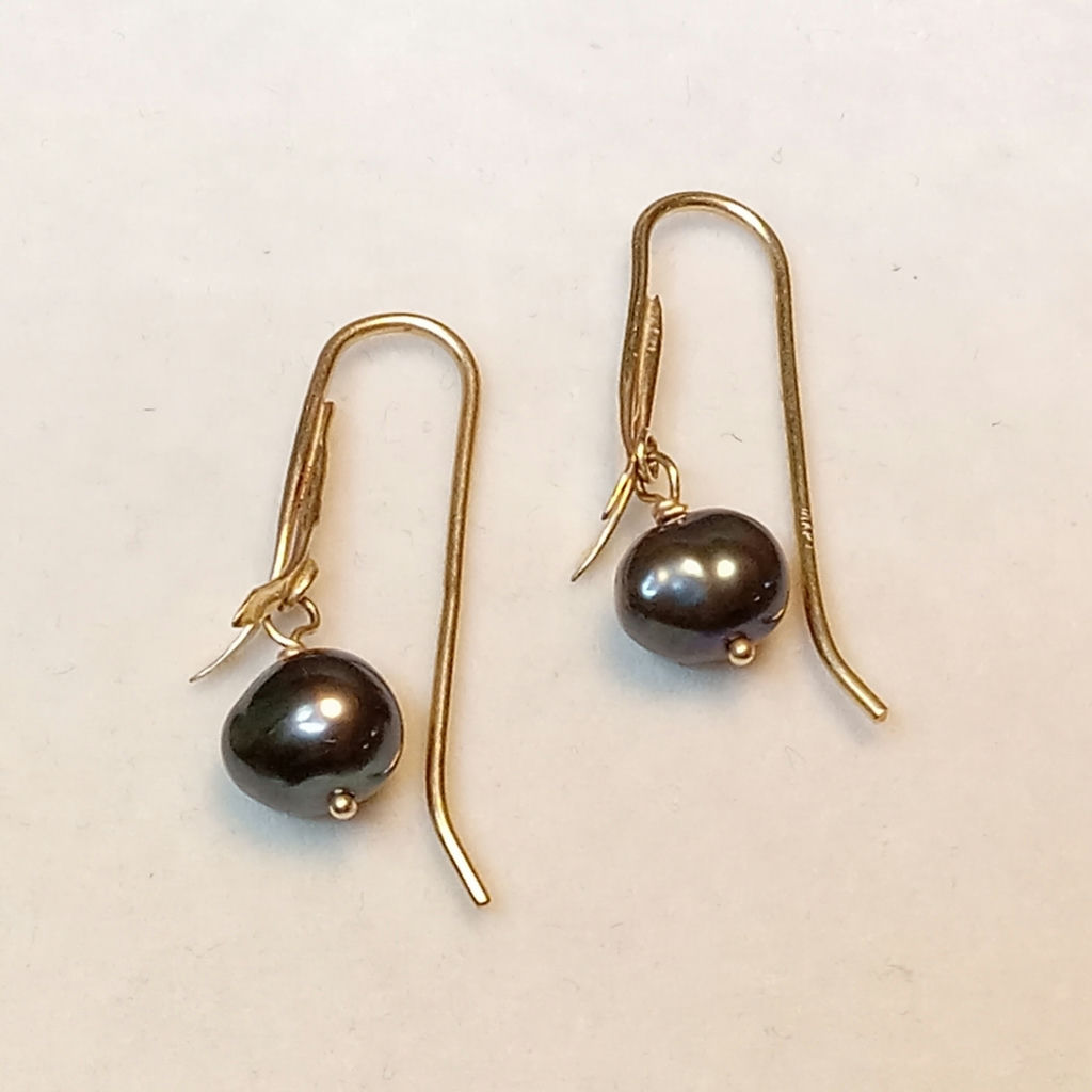 10K / 14K Gold & Pearl Jewelry (3+dwt) - image 6 of 13
