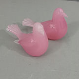 Vintage Murano Pink Glass Birds - thumbnail 2 of 9
