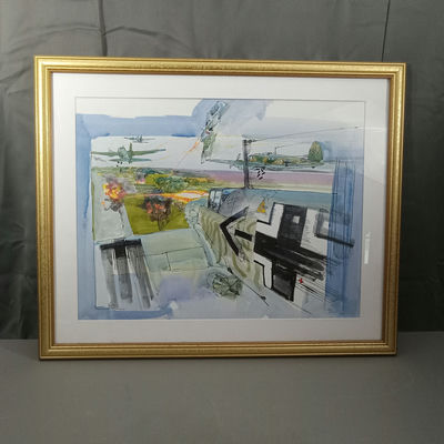 Framed Illustration by George Guzzi - Image 1 of 5