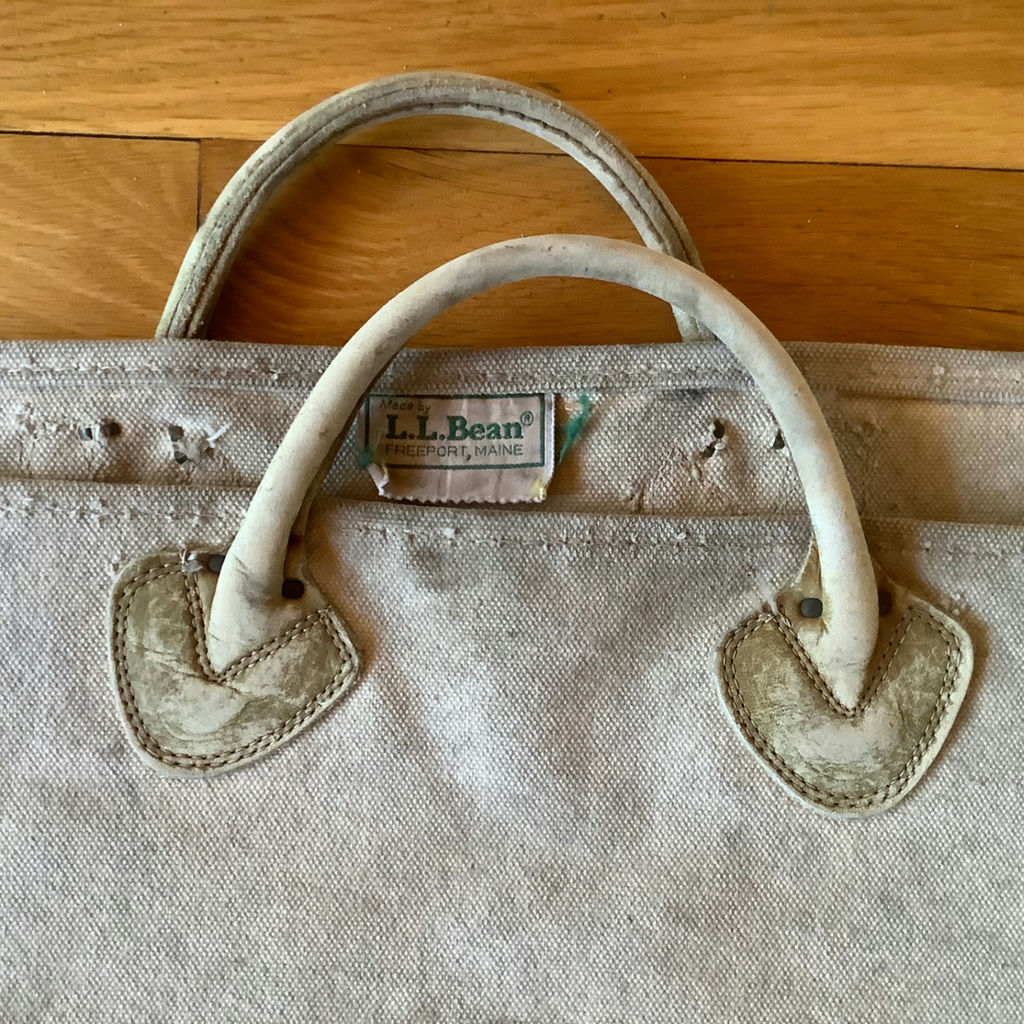 LL Bean Canvas Tote & More For the Fireplace - image 3 of 6