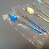 Egon Lauridsen Sterling Enamel Forks/Spoons (65+dwt) - thumbnail 1 of 7