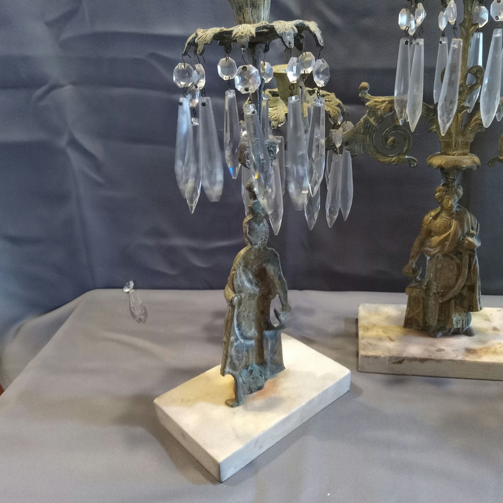 Antique Figural Girandole Set - image 12 of 12