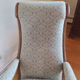 Antique Upholstered Rocking Chair - thumbnail 4 of 8