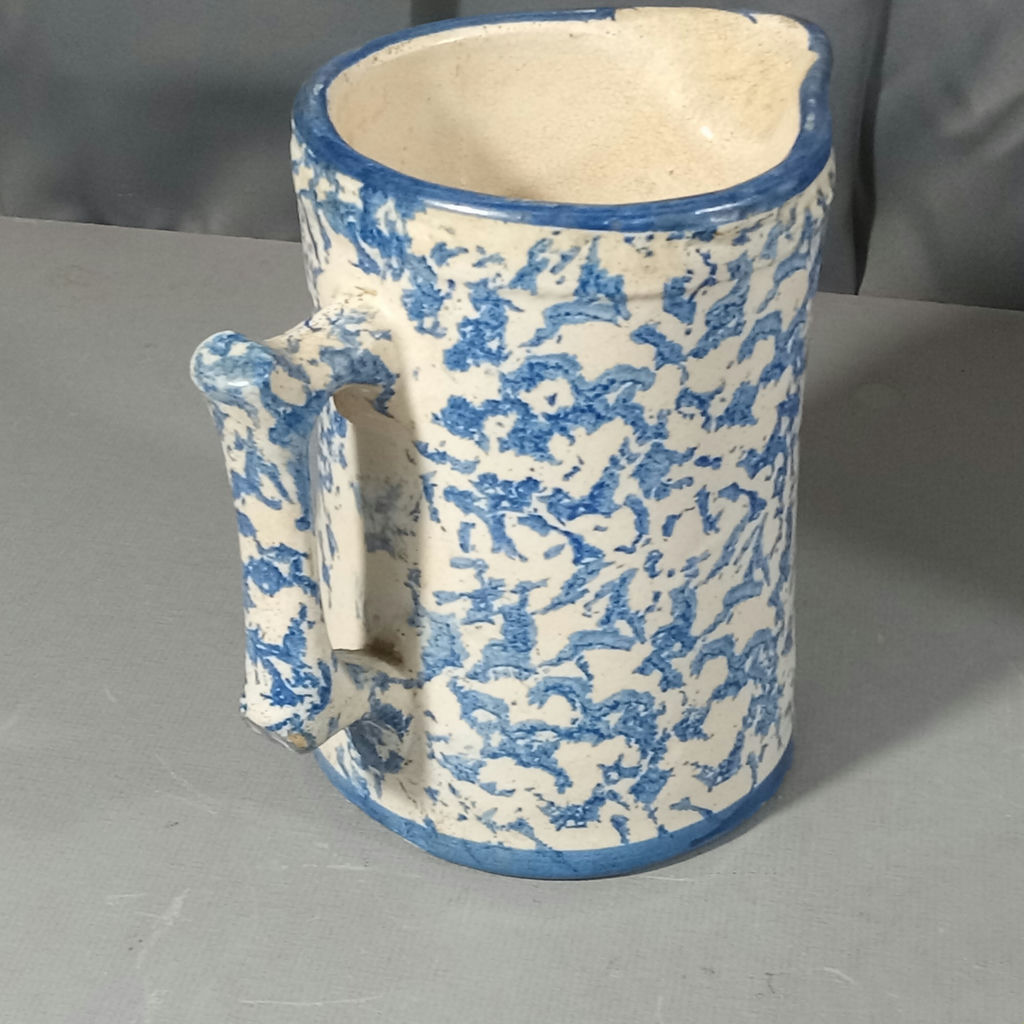 Antique Sponge Decorated Stoneware - image 3 of 16