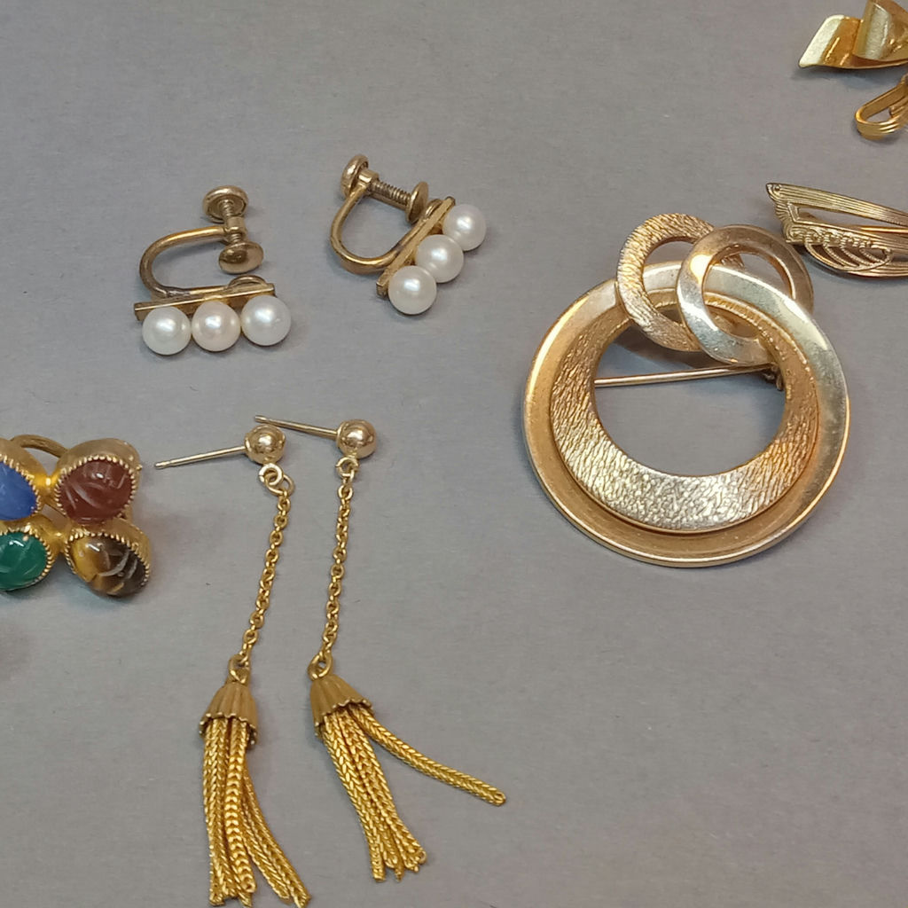 Vintage Sterling & Gold Filled Jewelry (13+dwt) - image 11 of 15