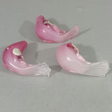 Vintage Murano Pink Glass Birds - thumbnail 8 of 9