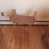 Antique Bird's Eye Maple Vanity w/Mirror & Bench - thumbnail 8 of 35