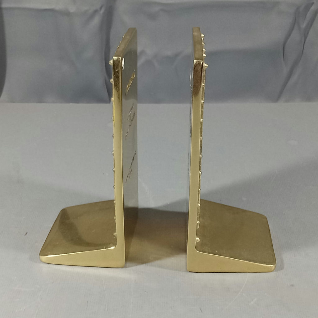 Virginia Metalcrafters Brass Bookends - image 8 of 8