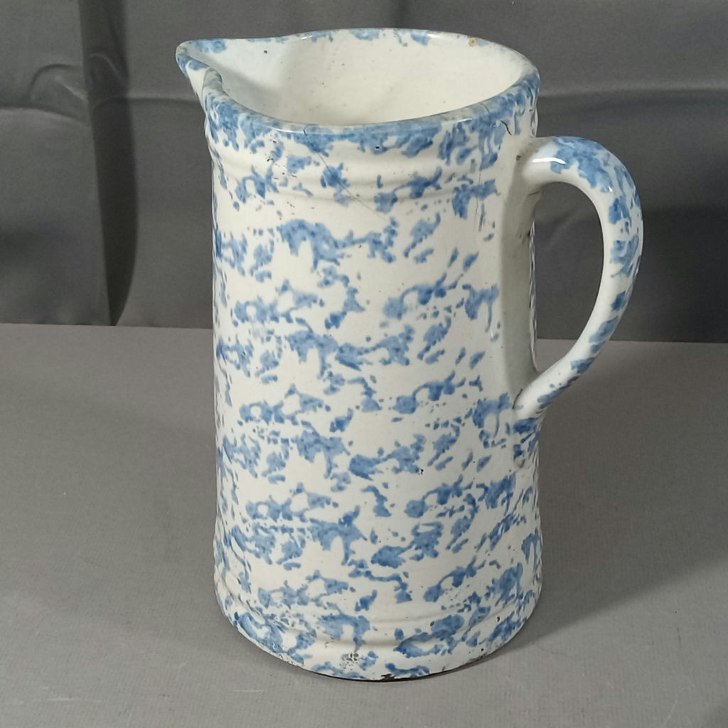 Antique Sponge Decorated Stoneware - image 7 of 16