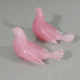 Vintage Murano Pink Glass Birds - thumbnail 3 of 9