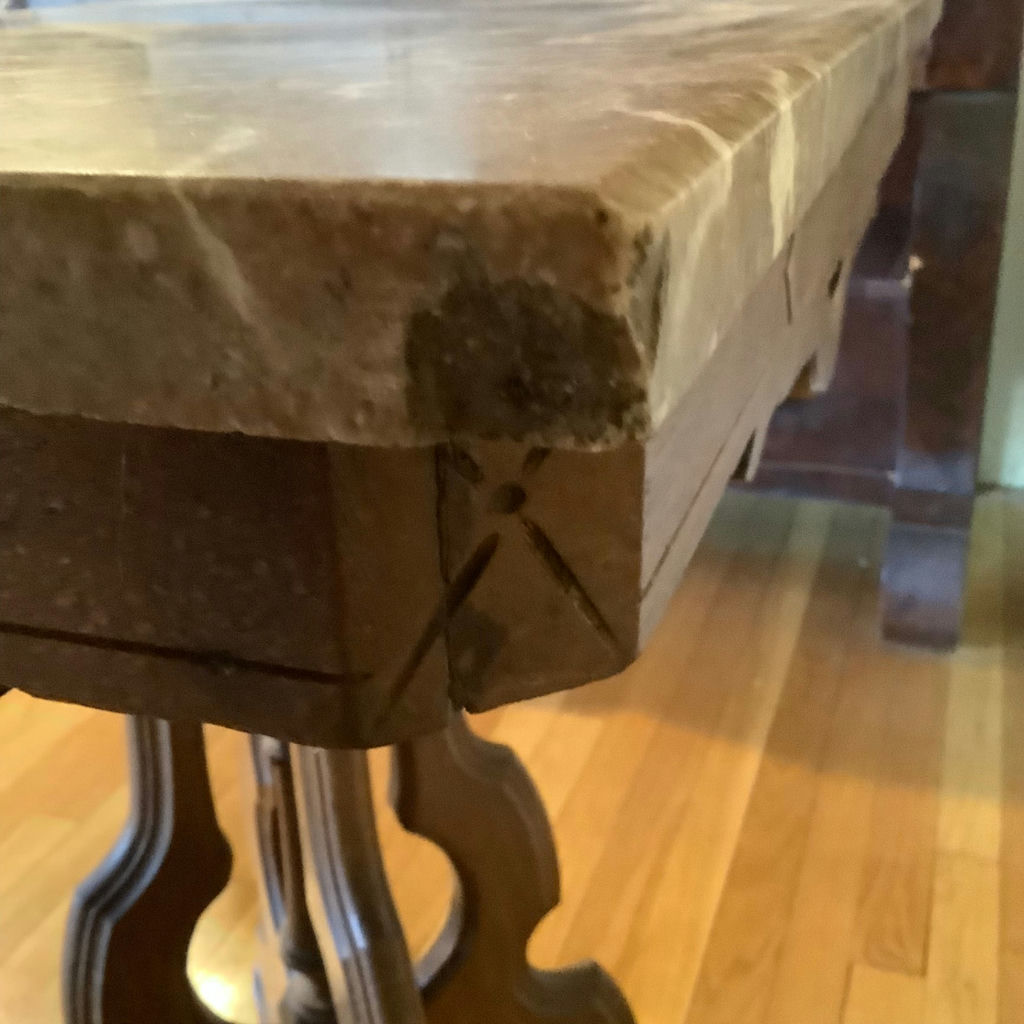Antique Marble Side / Occasional Table - image 4 of 9