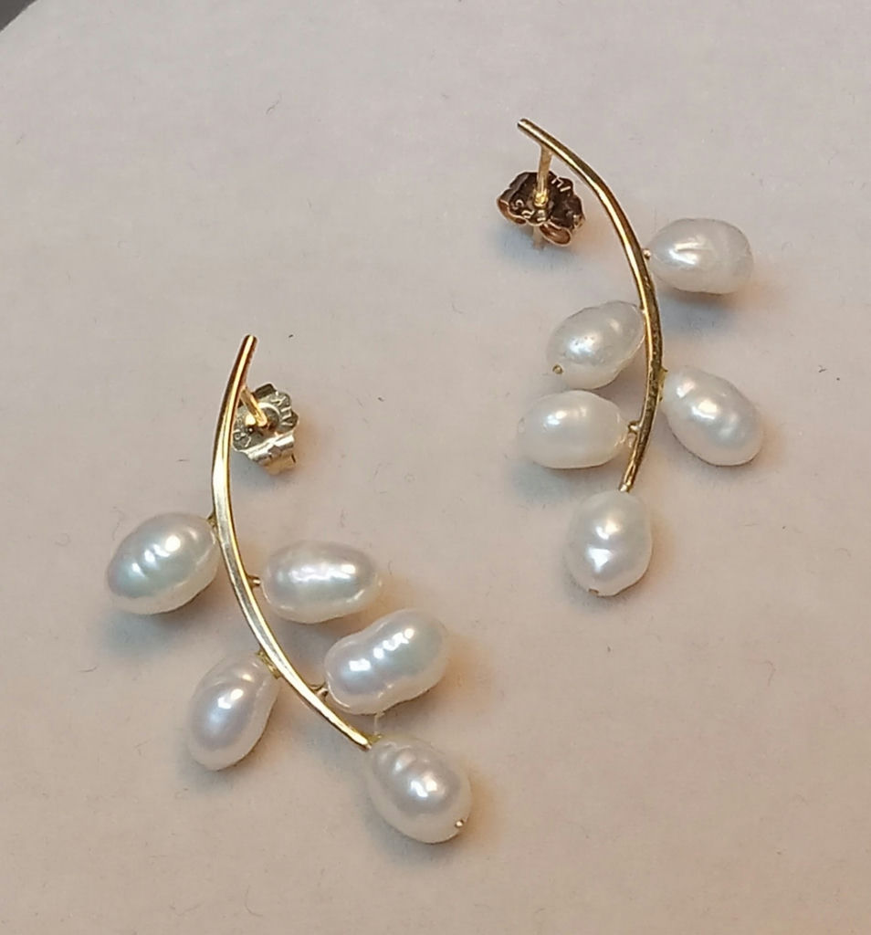 10K / 14K Gold & Pearl Jewelry (3+dwt) - image 9 of 13