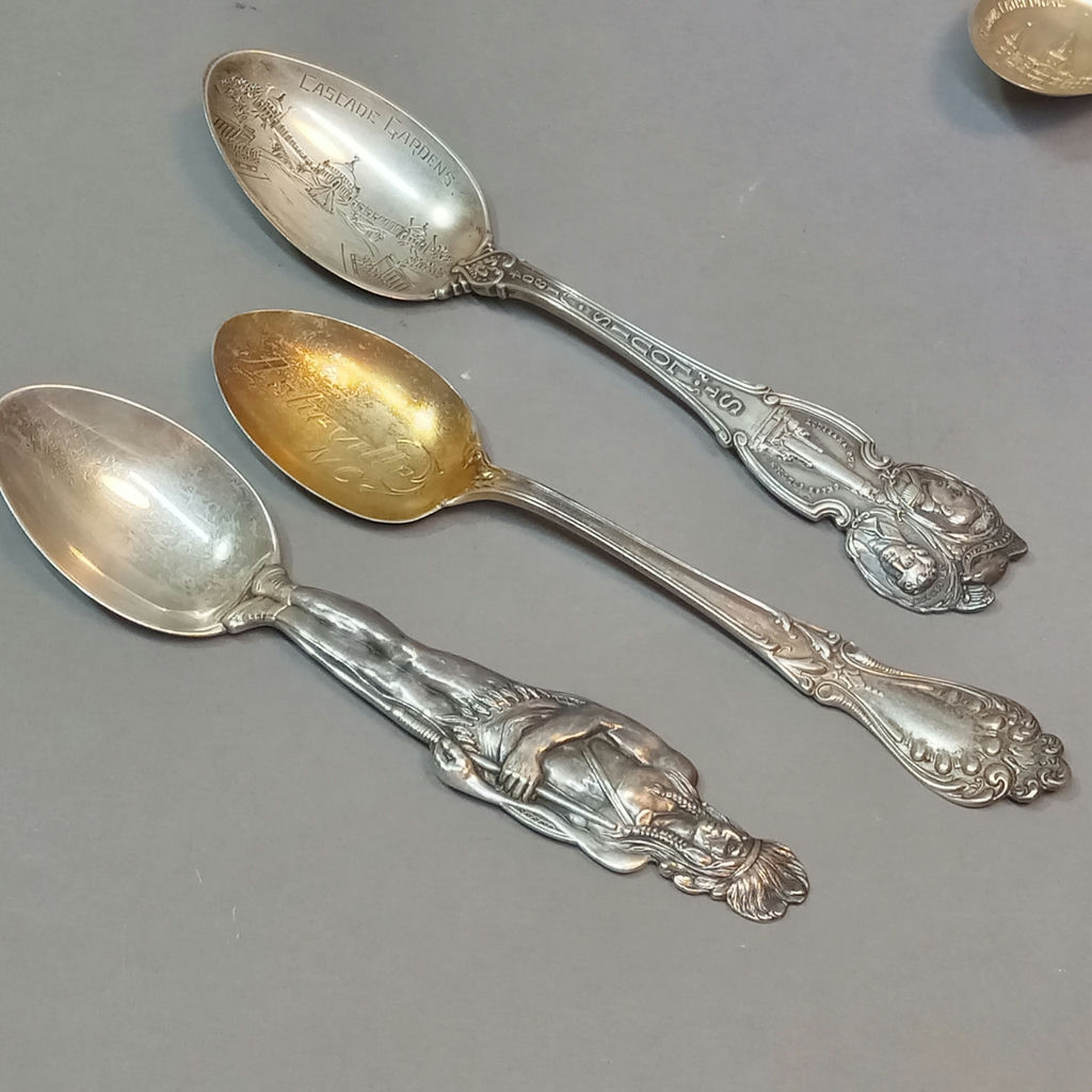 Sterling Souvenir Spoons - Tiffany & Co., More (222+dwt) - image 9 of 15