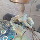 Tiffany-Style Peacock Shade Table Lamp - thumbnail 8 of 9