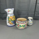 Floral Handpainted Pottery - thumbnail 1 of 14