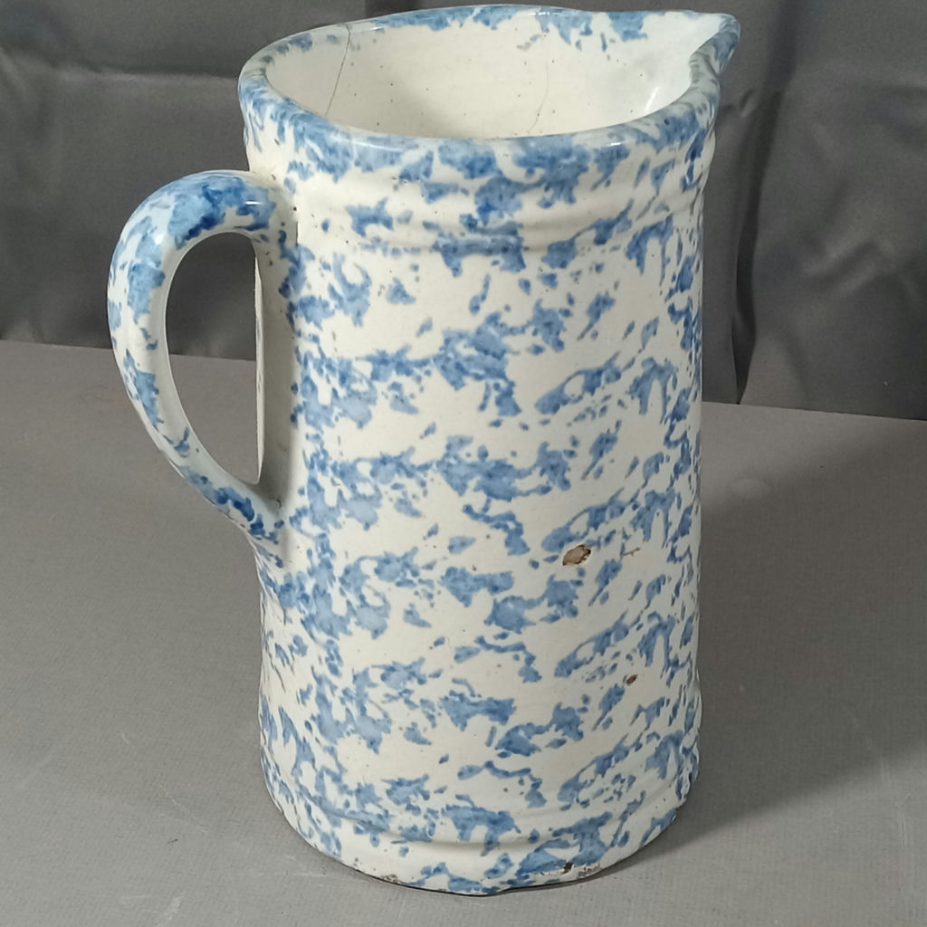 Antique Sponge Decorated Stoneware - image 8 of 16