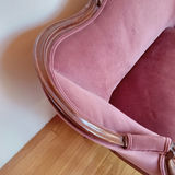 Antique Velvet Mauve Settee - thumbnail 6 of 12