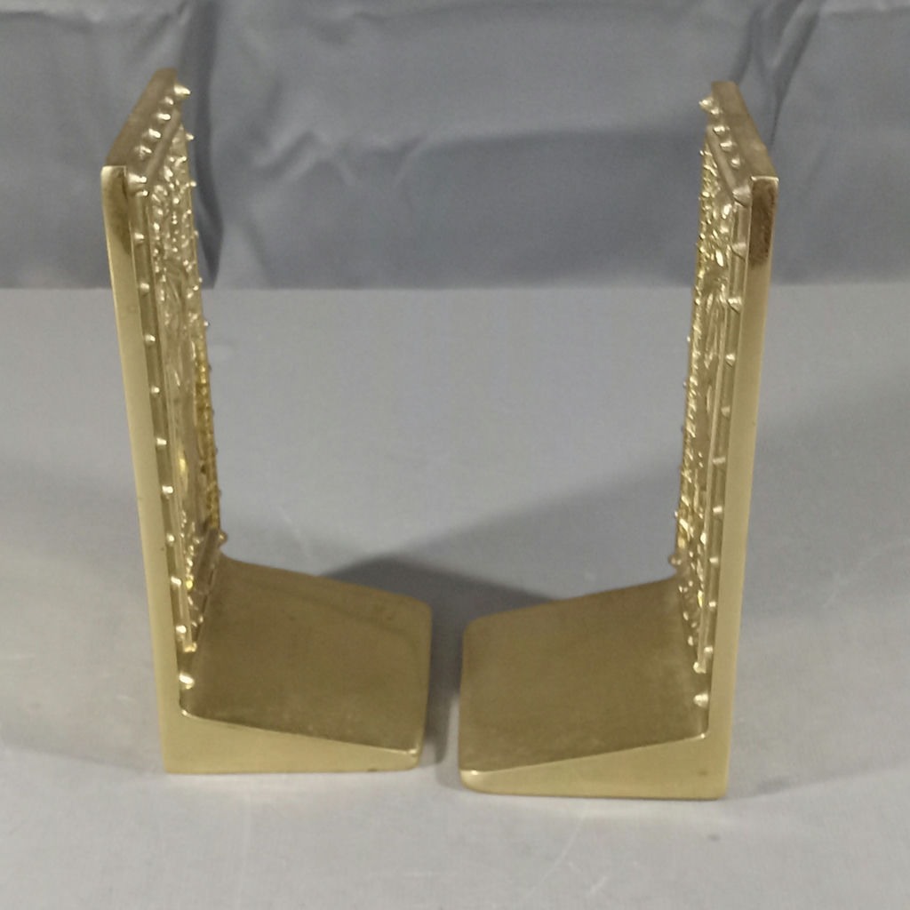 Virginia Metalcrafters Brass Bookends - image 7 of 8