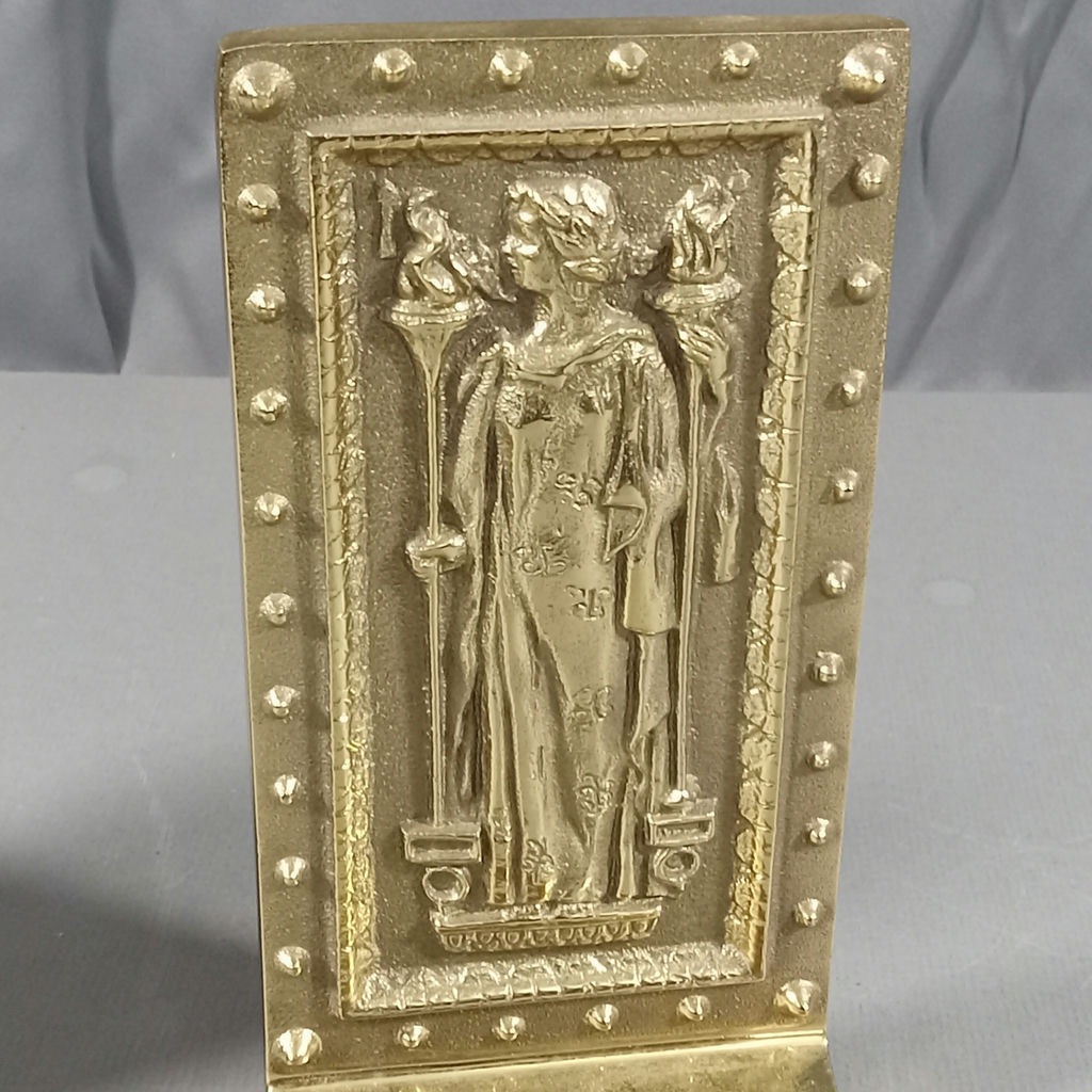 Virginia Metalcrafters Brass Bookends - image 2 of 8