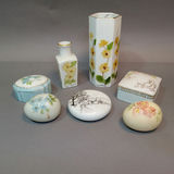 Mid-Century Hand Painted Vanity Ceramics - thumbnail 1 of 15