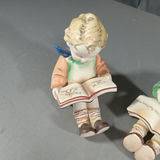 Vintage Porcelain Bookends & Little Women - thumbnail 4 of 15