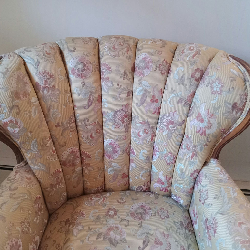 Vintage Upholstered Arm Chair - image 3 of 8