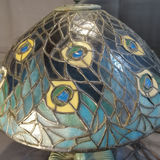 Tiffany-Style Peacock Shade Table Lamp - thumbnail 4 of 9