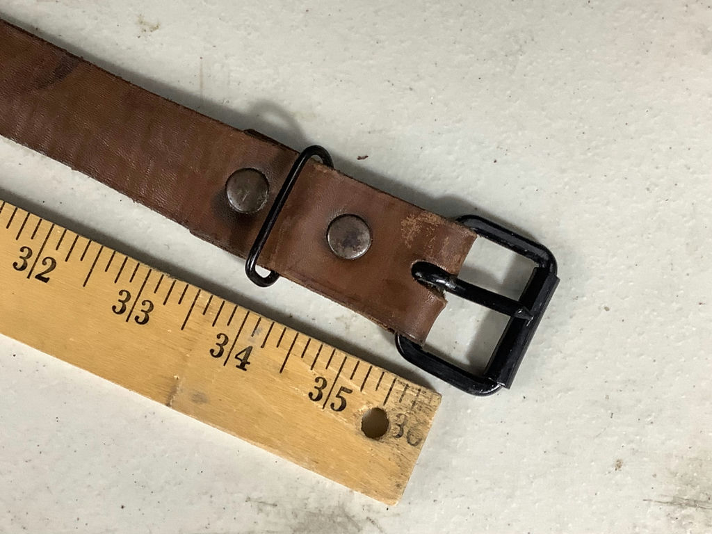 Porsche 356 Leather Spare Tire Belt - image 5 of 6